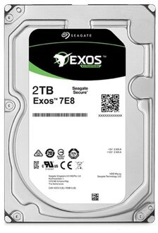 Seagate 3.5", 2TB, SATA3 Exos 7E8 Enterprise Hard Drive, 7200RPM, 256MB Cache, 512e, OEM