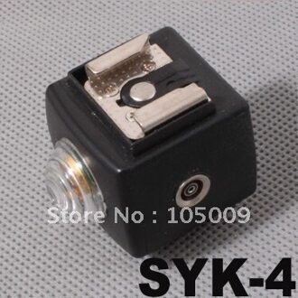 SEAGULL SYK-4 Flash Afstandsbediening Trigger PC Sensor Shoe voor Canon Nikon