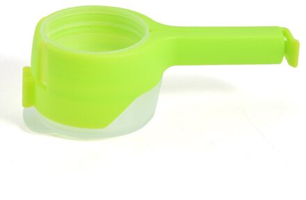 Seal Giet Voedsel Opbergtas Clip Snack/Voedsel Afdichting Clip Effect Klem Met Grote Ontlading Nozzle Voor Opslag Voedsel keuken Gereedschap Licht Groen
