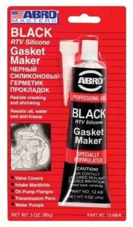 Sealant gasket silicone Abro Masters (black) 85g 12-ab-ch-re-s