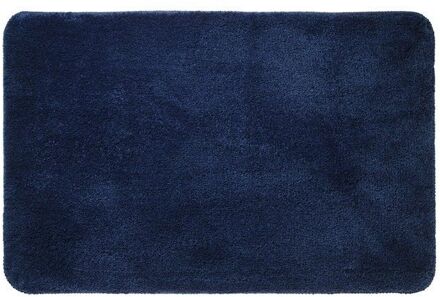 Sealskin Angora Badmat 90 x 60 cm - Donkerblauw
