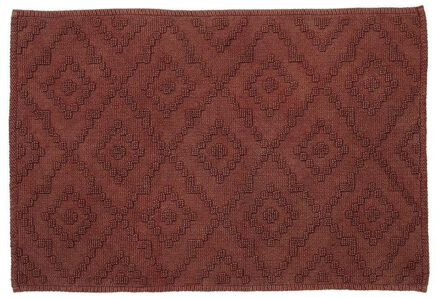 Sealskin Aztec Badmat - 60 x 90 cm - Donkerroze