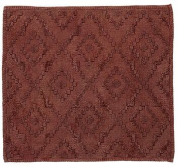 Sealskin Aztec Badmat 60x60cm Donkerrood