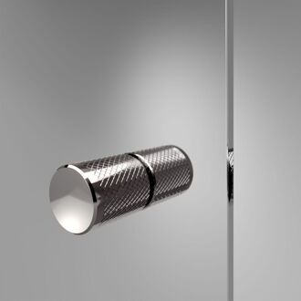 Sealskin Deurgreep Contour - Zilver Hoogglans - Metaal - 8x4x4cm