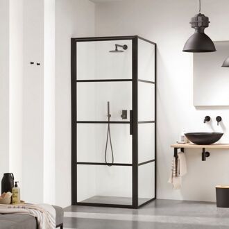 Sealskin Douchecabine Sealskin SOHO Deur met Vaste wand 8mm Helderglas (verschillende opties)