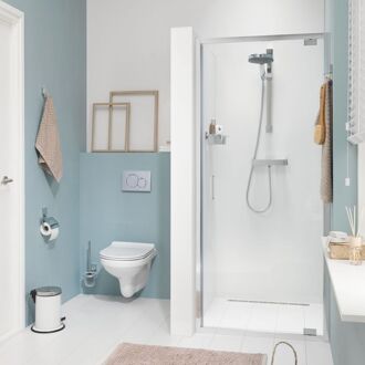 Sealskin Douchedeur Sealskin Get Wet Compact Swingdeur 90x195cm Chroom/Zilver Hoogglans Helder Glas