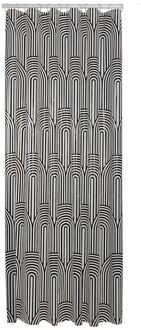 Sealskin Douchegordijn Brave 180x200 cm PEVA Zwart / Wit
