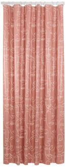 Sealskin Douchegordijn Mind 180x200 cm PEVA Donkerroze / Wit
