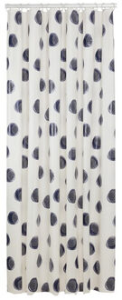 Sealskin Douchegordijn Mood 180x200 cm PEVA Blauw / Off-white