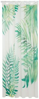 Sealskin Douchegordijn Sealskin Leaves 180x200 cm PEVA Groen / Wit