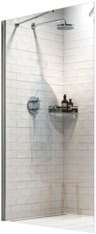 Sealskin get wet Hooked inloopdouche 140x200cm 6mm veiligheidsglas zilver hoogglans