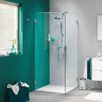 Sealskin Get Wet I AM zijwand 90x200cm chroom zilver hoogglans helder glas voorzien van sealglas