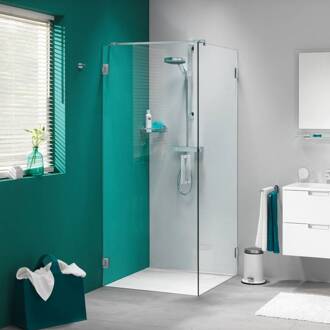 Sealskin Get Wet I AM zijwand 90x200cm rvs helder glas voorzien van sealglas