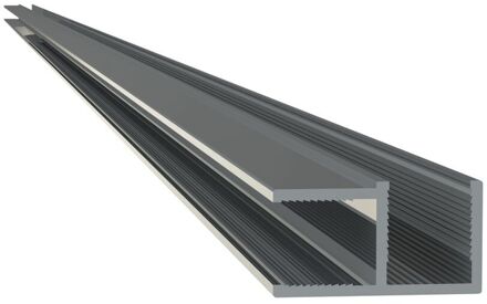 Sealskin Hoekprofiel Mix&match 150cm - Rvs - Voor 8 Mm Dik Glas