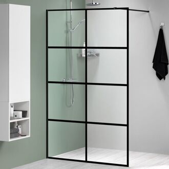 Sealskin Inloopdouche - Complete Set Mix & Match 118 X 200cm - Zwart Profiel - 8 Mm Helder Glas