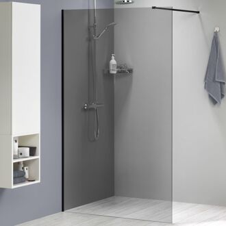 Sealskin Inloopdouche - Complete Set Mix & Match 138 X 200cm - Zwart Profiel - 8 Mm Rookglas