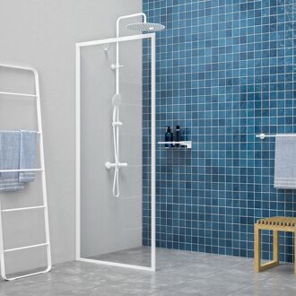 Sealskin Inloopdouche Contour 88x200cm - Mat Wit Profiel - 6 Mm Helder Glas