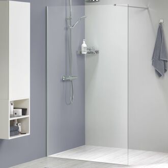 Sealskin Inloopdouche Mix&match 138x200cm - Geborsteld Rvs Profiel - 8 Mm Helder Glas