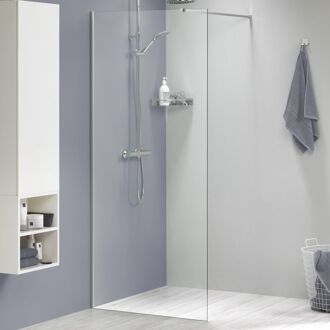 Sealskin Inloopdouche Mix&match 98x200cm - Geborsteld Rvs Profiel - 8 Mm Helder Glas