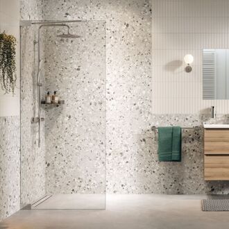 Sealskin Inloopdouche Pure 90x200cm - Chroom Profiel - 8 Mm Helder Glas