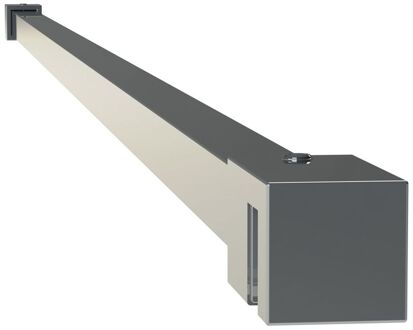 Sealskin Mix&match Stabilisatiesteun Vierkant 100cm Rvs Uitstraling Voor 8mm Veiligheidsglas