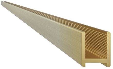 Sealskin Muurprofiel Mix&match 200cm - Goud Kleurig - Voor 8 Mm Dik Glas