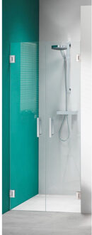 Sealskin Nisdeur by Sealskin 'I AM' 90x200 cm Pendeldeuren RVS Helder Glas Antikalk