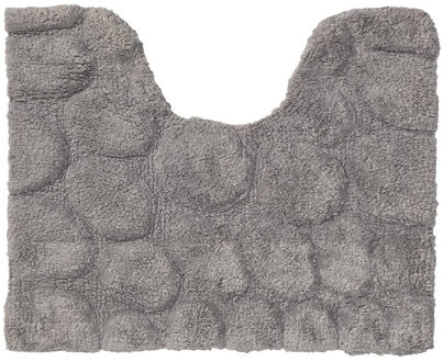 Sealskin Pebbles Toiletmat 50 x 60 cm Grijs