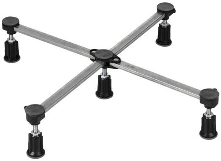 Sealskin Rock universele douchebakpotenset 5-delig voor douchebakken van 800 x 800 mm tot 1000 x 1000 mm, RVS