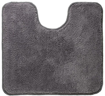 Sealskin toiletmat Angora - Polyester - 55 x 60 cm - Grijs