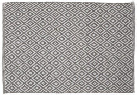 Sealskin Trellis badmat (60x90 cm) Grijs/wit - 000