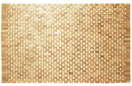 Sealskin Woodblock Badmat - 52 x 90 cm - Bruin