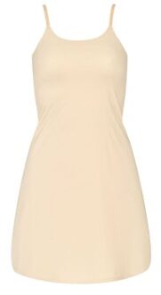 Seamless Slip Dress Beige,Zwart - S/M,L/XL,M/L