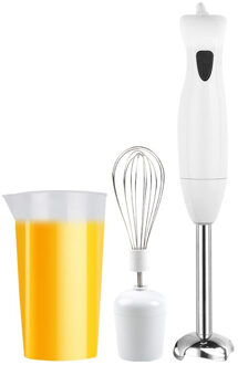 Seamoy Hand Blender 4 in 1 Draagbare onderdompeling Blender voor Keuken Keukenmachine stok met Chopper Garde Elektrische Juicer Mixer 3-in-1 wit / au plug