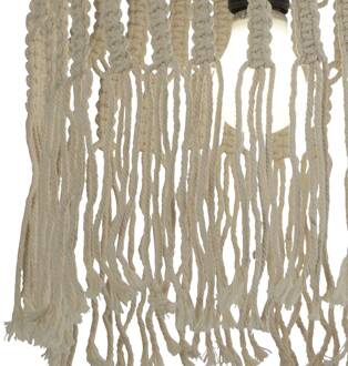 Searchlight Bahama hanglamp, wit, touw, Ø 31,5 cm, E27