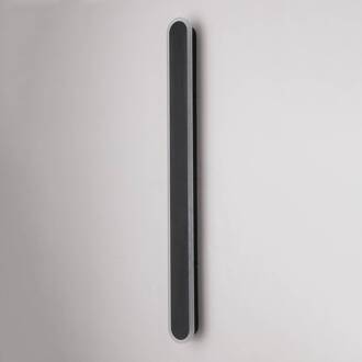 Searchlight Bordo LED buiten wandlamp, hoogte 90 cm, zwart, aluminium zwart, wit