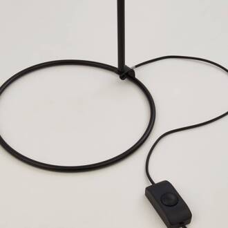 Searchlight Dulwich vloerlamp, dimbaar, zwart, metaal, 152 cm, E27