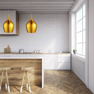 Searchlight Goud glinsterende hanglamp Vibrant