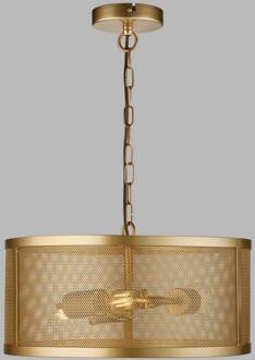 Searchlight Hanglamp Fishnet, goud Ø 45 cm mat goud