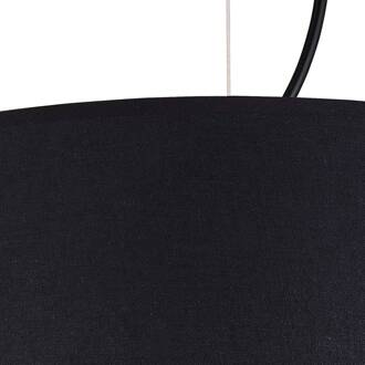 Searchlight Hanglamp Fringe, rond zwart, goud