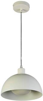 Searchlight Hanglamp Mars, crème, Ø 25 cm, staal