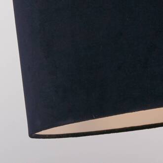 Searchlight Hanglamp Mersana, Ø 50 cm, donkerblauw, fluweel, E27