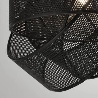 Searchlight Hanglamp Mizio, zwart, metaal, Ø 28 cm, E27