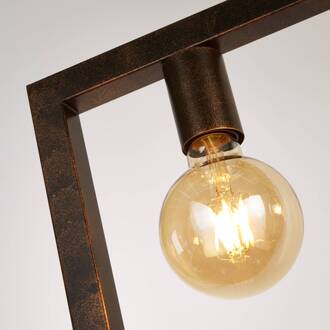 Searchlight Hanglamp Rustic 5-lamps, roestbruin
