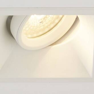 Searchlight Inbouwlamp Slim Trim Square, wit, 9 x 9 cm, aluminium, GU10