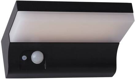 Searchlight LED buiten wandlamp op zonne-energie 67417BK zwart