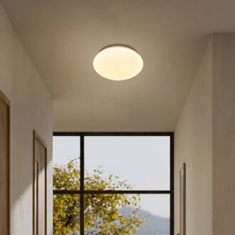 Searchlight LED plafondlamp Malta, Ø 29 cm, wit, acryl, CCT