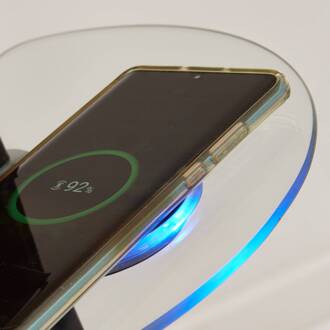 Searchlight LED vloerlamp Moeder & Kind, zwart, laadoppervlak, dimbaar