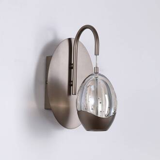 Searchlight LED wandlamp Seeds, crèmekleurig, breedte 11 cm, glas/metaal