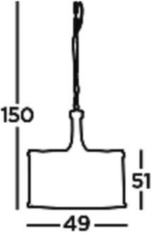 Searchlight Victoria hanglamp, chroomkleurig, kristalglas, 50 cm, E27